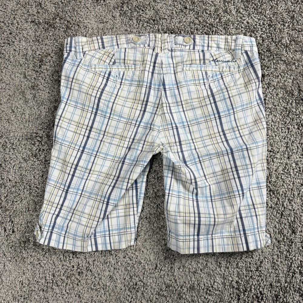 Y2K Abercrombie Girls Bermuda Shorts 12 Y2K Cotton Preppy Old Money 2000s - Picture 2 of 14
